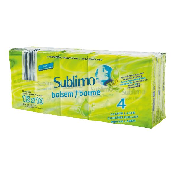 Balsemzakdoekjes, 15-pack