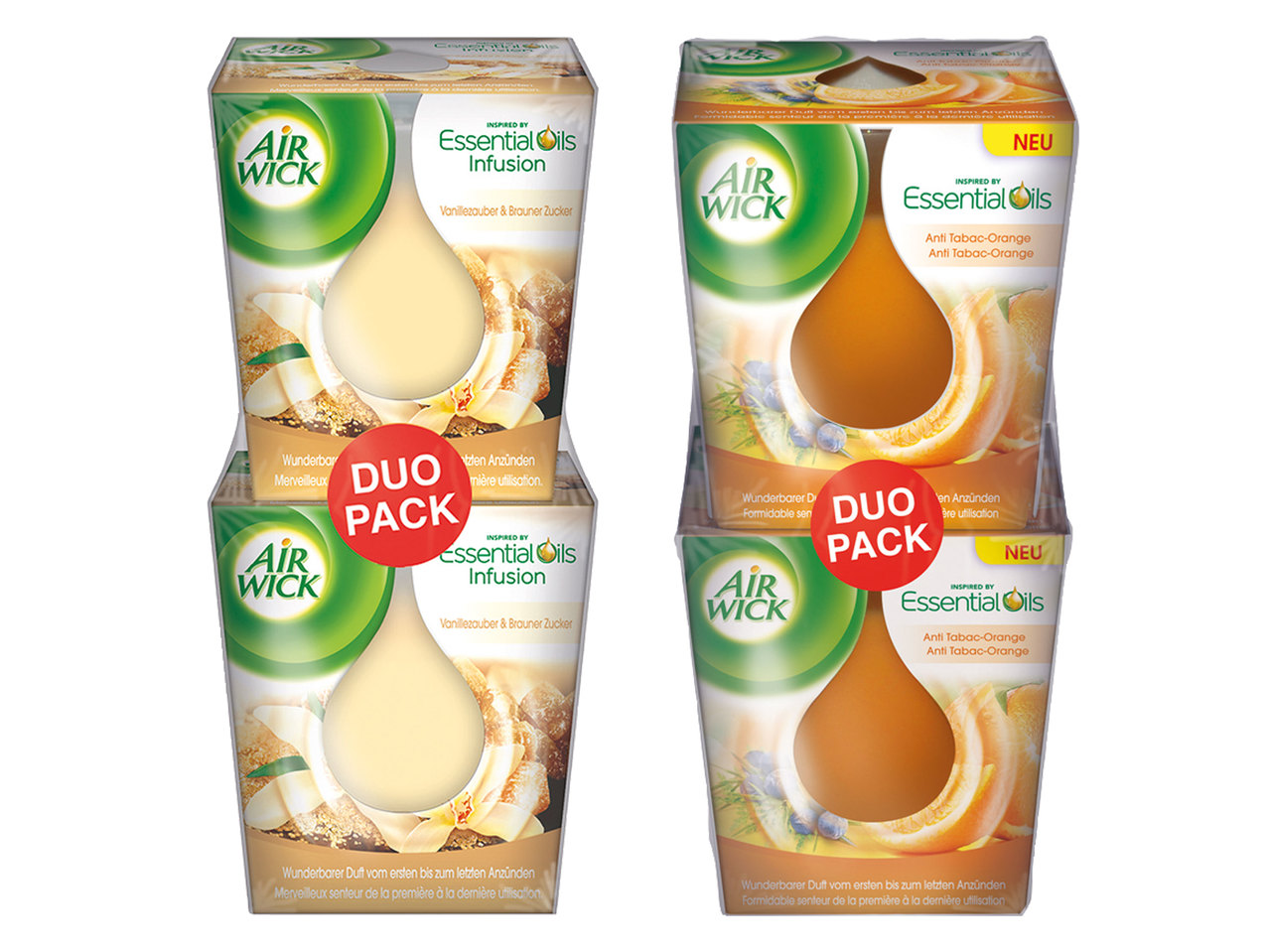 AIRWICK Wohlfühl Duftkerzen