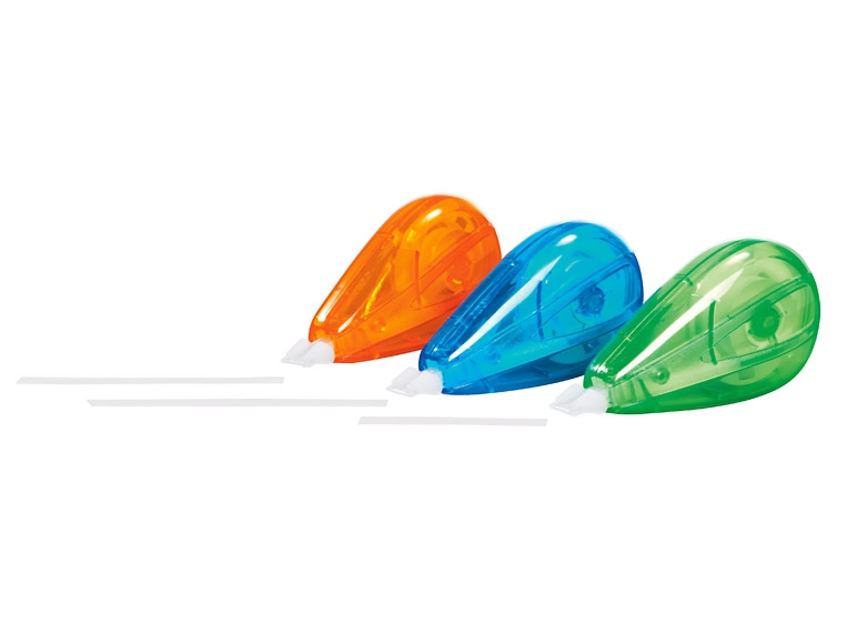 Corrector Tape or Corrector Pen, 3 pieces