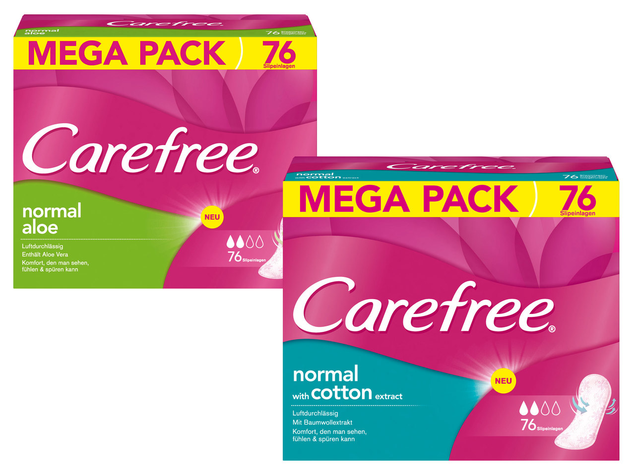 CAREFREE Slipeinlagen Megapack