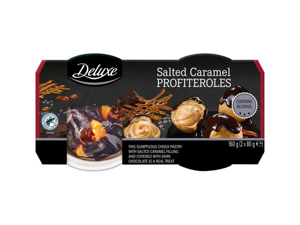 Salted Caramel Profiteroles