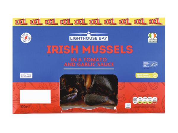 XXL Tray of Mussels in Tomato & Garlic Sauce
