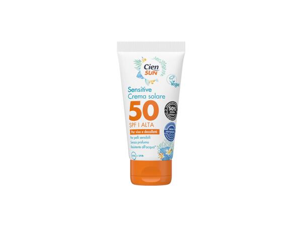 Sensitive Sun Cream SPF50 Face & Decolleté