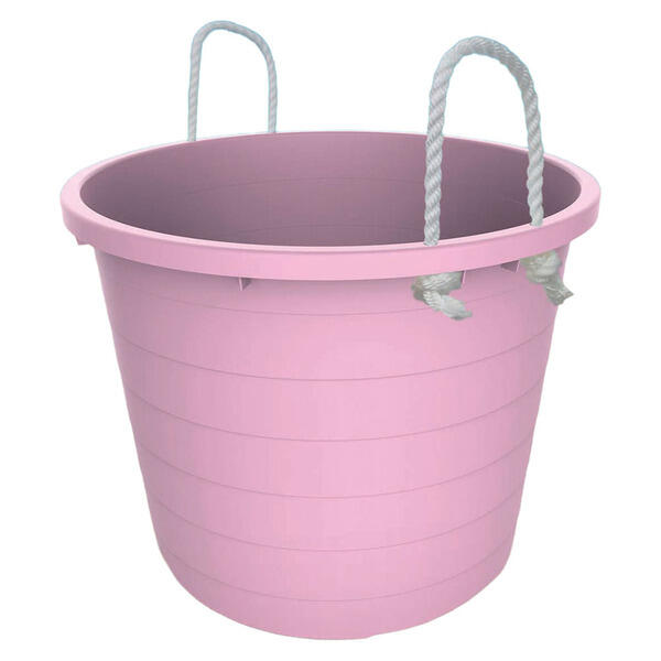Crane Pink Rope Handled Tub