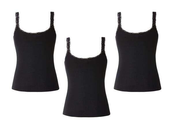 ESMARA(R) Top med blonder 3-pak