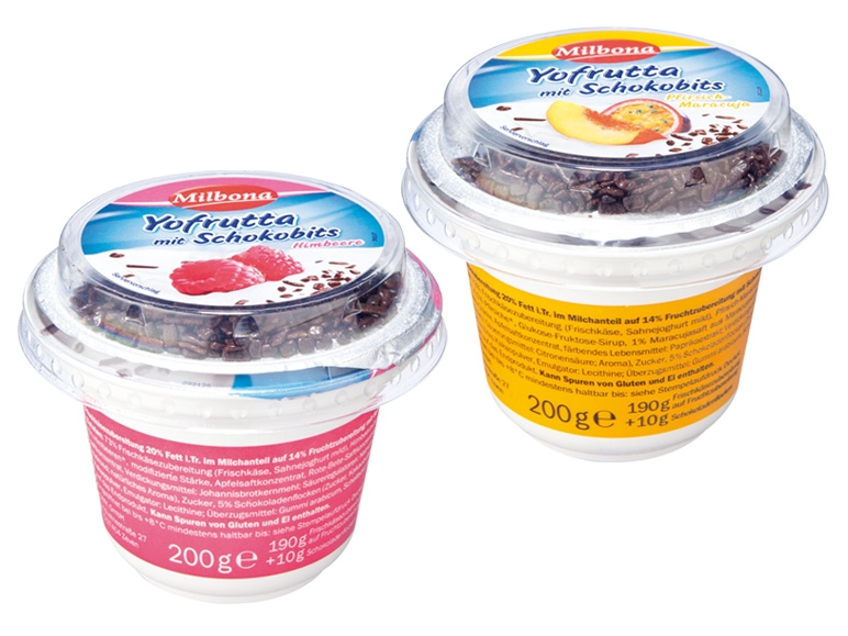 MILBONA Topfencreme mit Schokobits