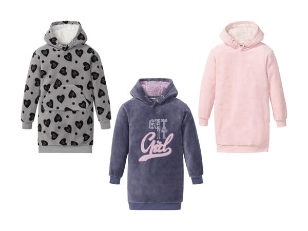 Pull-over long en peluche