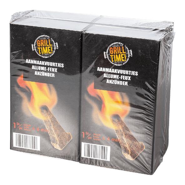 GRILL TIME(R) 				Aanmaakvuurtjes, 4-pack
