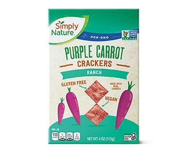 Simply Nature 
 Purple Carrot Cracker Sea Salt or Ranch