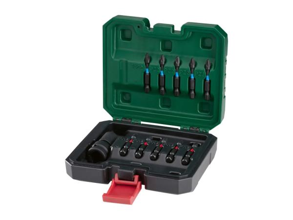 Parkside Impact Wrench Adaptor with Torsion Bits - 11 piece set