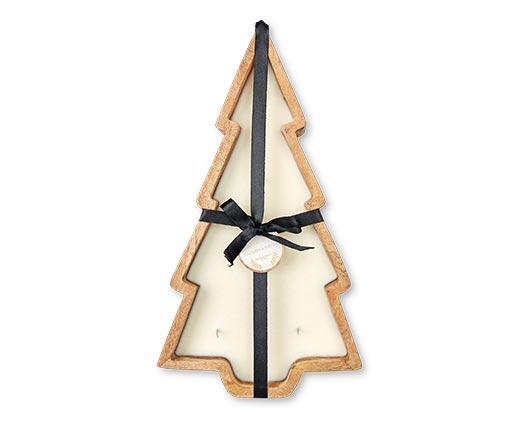 Huntington Home 
 Wood Tree Candle