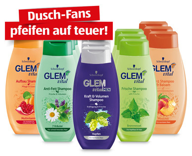 GLEM VITAL Shampoo Trio