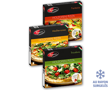 Pizza italienne cuite dans un four en pierre RIGGANO