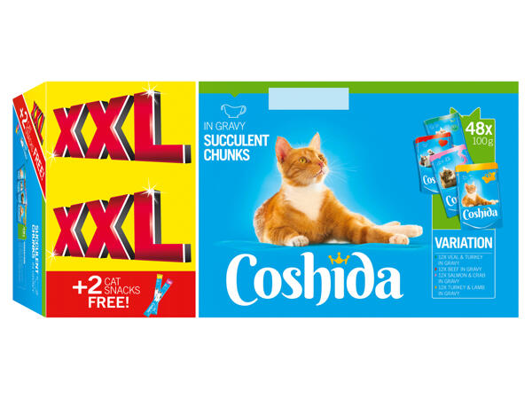 Katzennassnahrung 48x 100 g