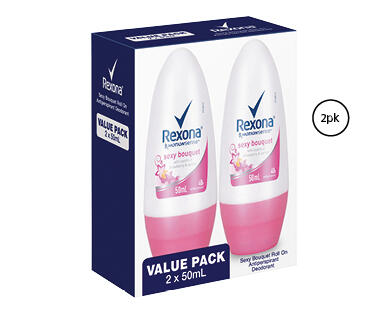 Rexona Antiperspirant Deodorant Roll On 2 x 50ml