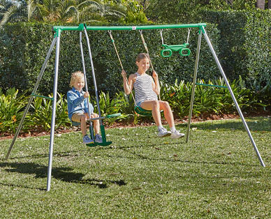 Plum Double Swing and Glider