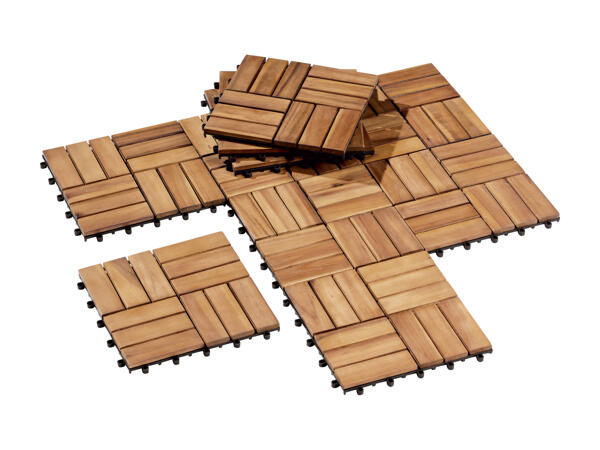Dalles en bois, 10 pièces