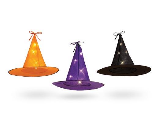 Huntington Home LED Floating Witch Hats