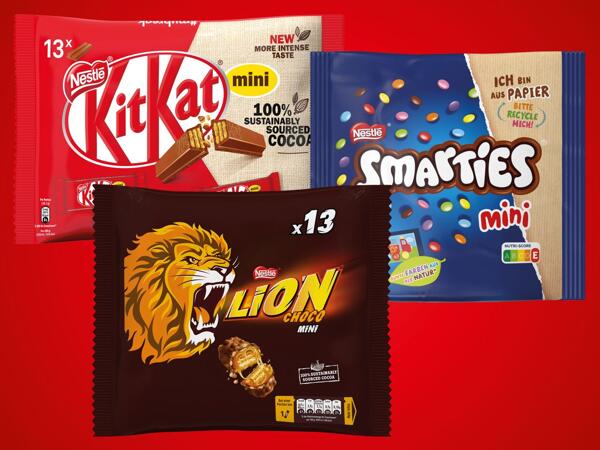 Lions, Kit Kat oder Smarties Minis
