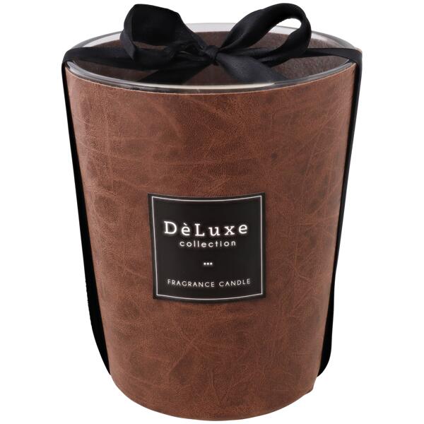 Bougie parfumée XL impression cuir
