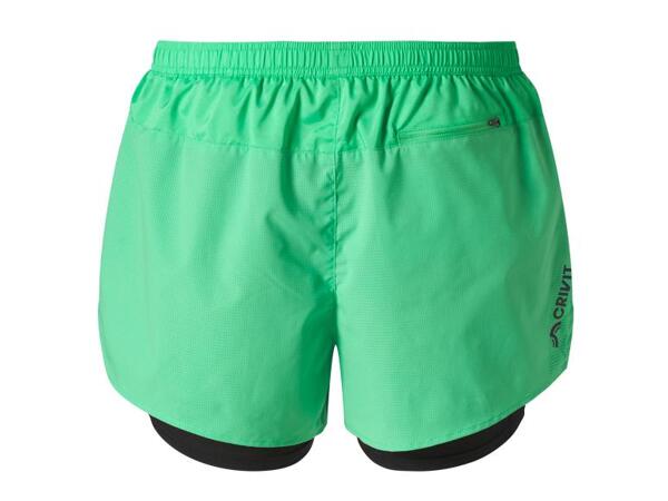 Herren Funktionsshorts mit Innenhose in Radler-Form