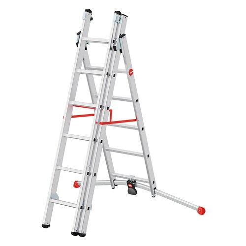HAILO Échelle S100 ProfiLOT 2 x 6 + 1 x 5 échelons