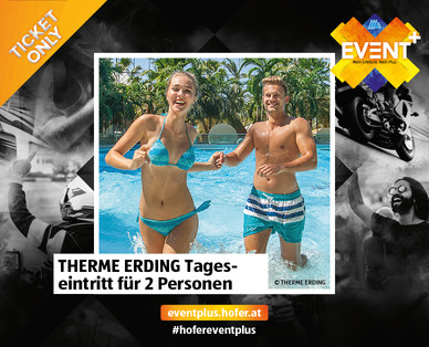 THERME ERDING Tageseintritt für 2 Personen