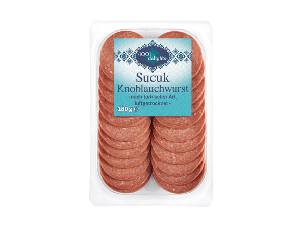 Saucisse Sucuk en tranches