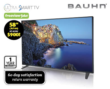58"/147cm 4K Ultra HD LED Smart TV