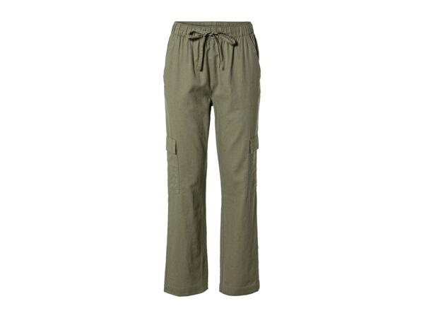 Esmara Ladies' Linen Blend Trousers