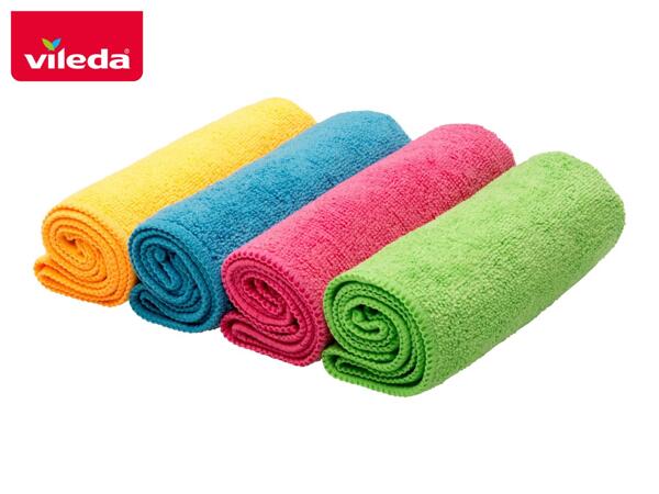 Vileda Extra Large Cleaning Cloths - 4 Pack