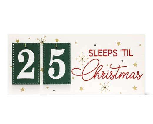 Merry Moments 
 LED Holiday Countdown Sign