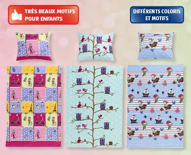Parure de lit en flanelle pour enfants MY NIGHT STYLE