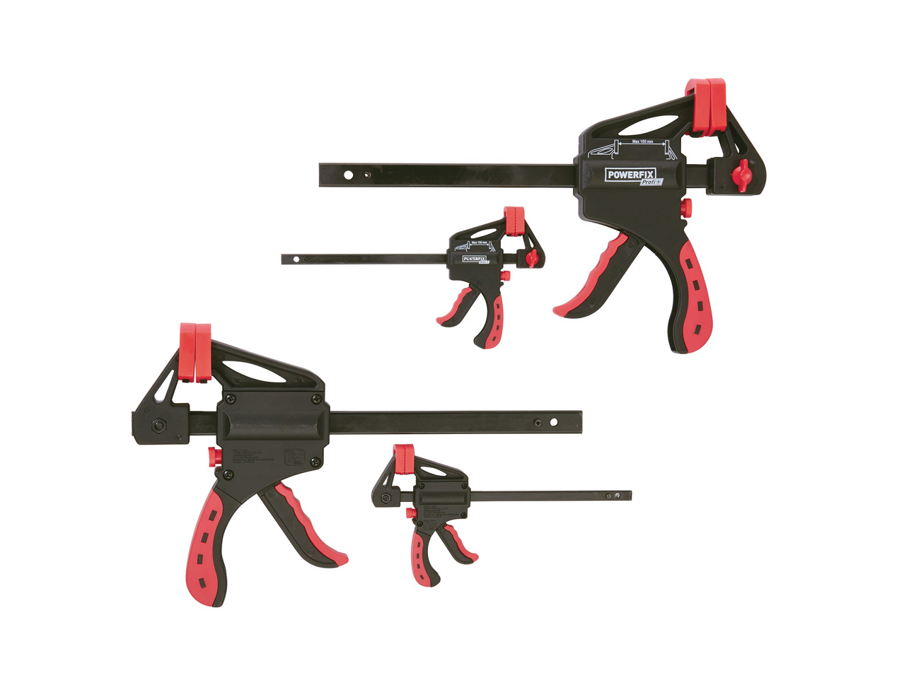 Powerfix Profi One-Handed Bar Clamps1