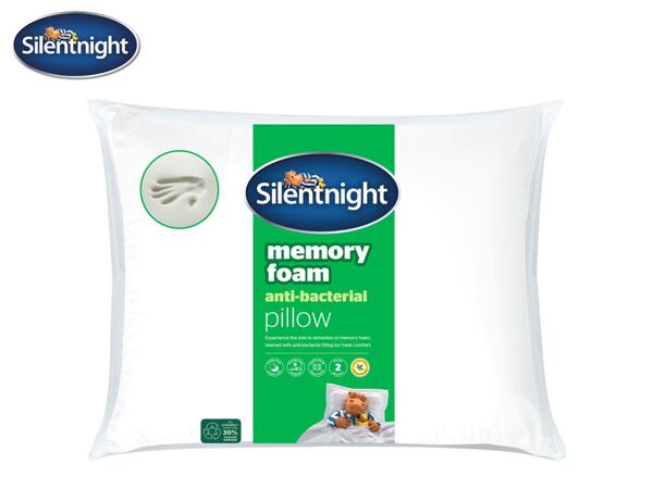Silentnight Memory Foam Anti - Bacterial Pillow