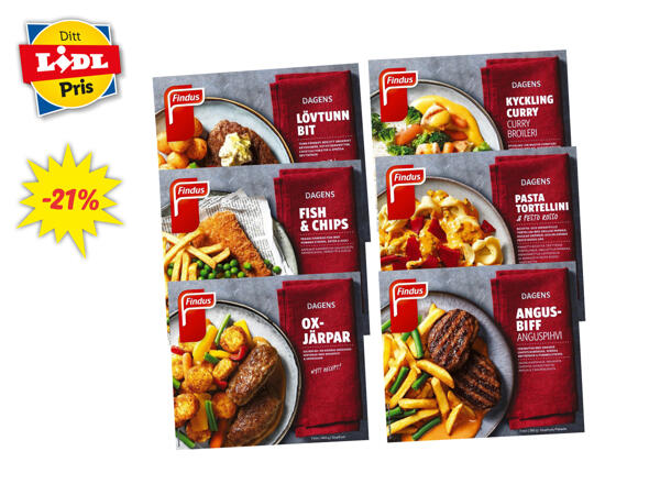 Findus färdigrätter