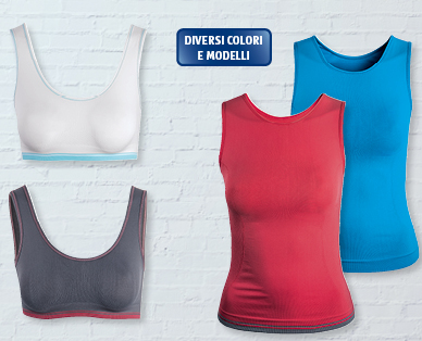 Reggiseno sportivo/Bustino sportivo/Canottiera sportiva, senza cuciture CRANE(R)