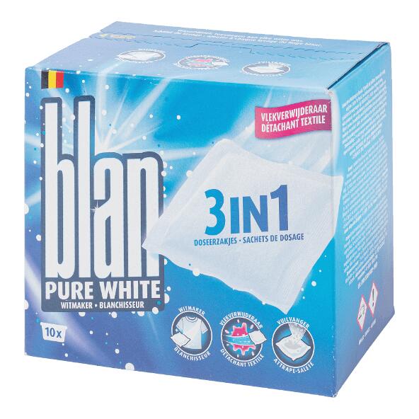 BLAN(R) 				Bleichpulver in Dosierbeutel 3-in-1, 10 St.