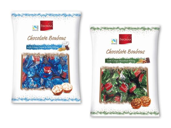 Fyldte chokoladekugler