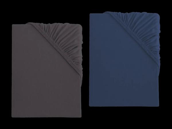 Jersey-Spannleintuch, ca. 180-200 x 200 cm