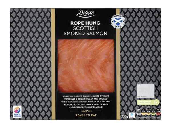 Deluxe Rope Hung Scottish Smoked Salmon