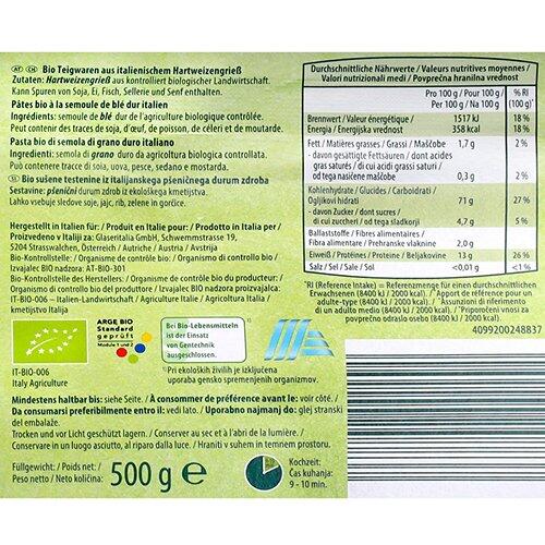 BIO NATURA BIO-Pastaspezialitäten, Pappardelle