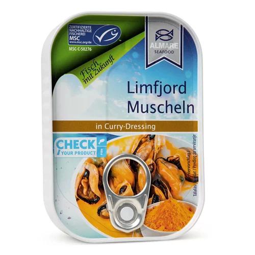 ALMARE SEAFOOD Limfjordmuscheln, Curry-Dressing
