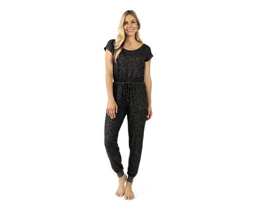 Serra 
 Ladies' Short-Sleeve Cozy Lounge Romper
