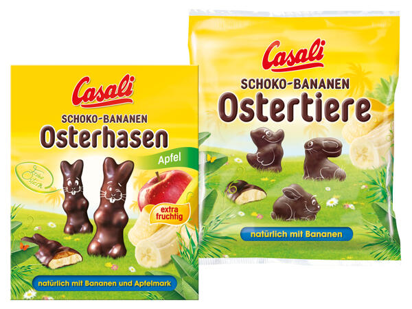 Casali Schokobananen Ostertiere
