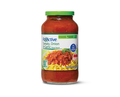 Fit & Active No Salt Added Traditional or Garlic & Onion Pasta Sauce