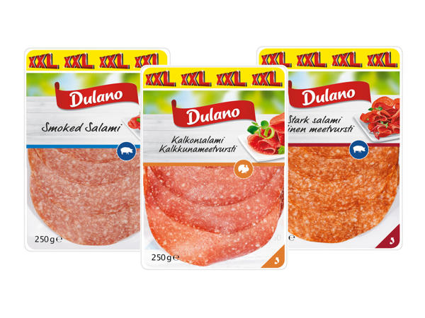 Skivad salami