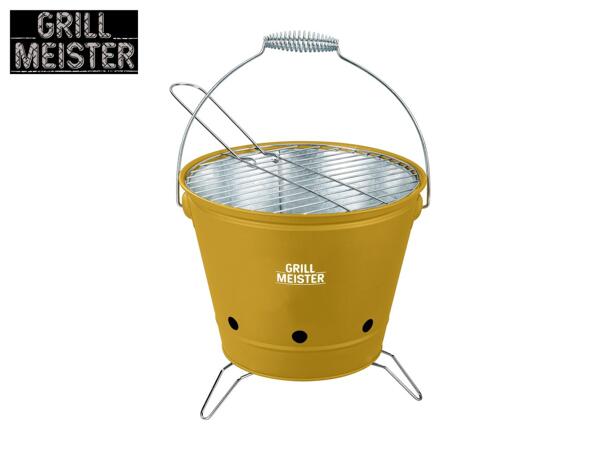 Grillmeister Charcoal Bucket Barbecue - Yellow