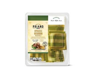 Priano Spinach & Mushroom or Goat Cheese & Tomato Ravioli