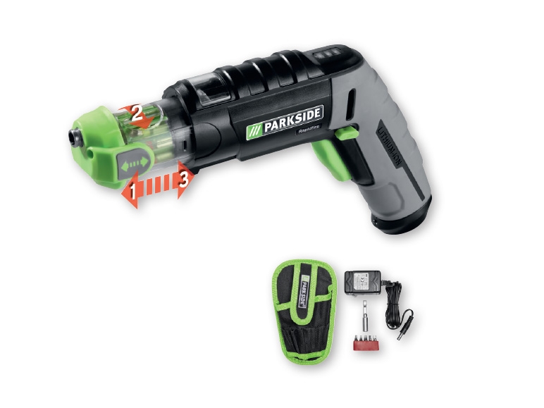 PARKSIDE(R) Cordless Screwdriver Rapidfire